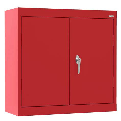 Sandusky Lee Sandusky, Welded Wall Cabinet 30x12x26 Red